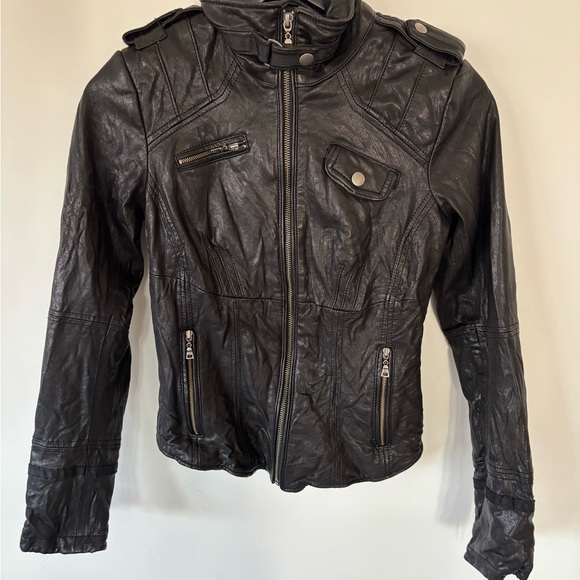 Danier Jackets & Blazers - Sold ❌Danier Leather Black Jacket Sz XXS